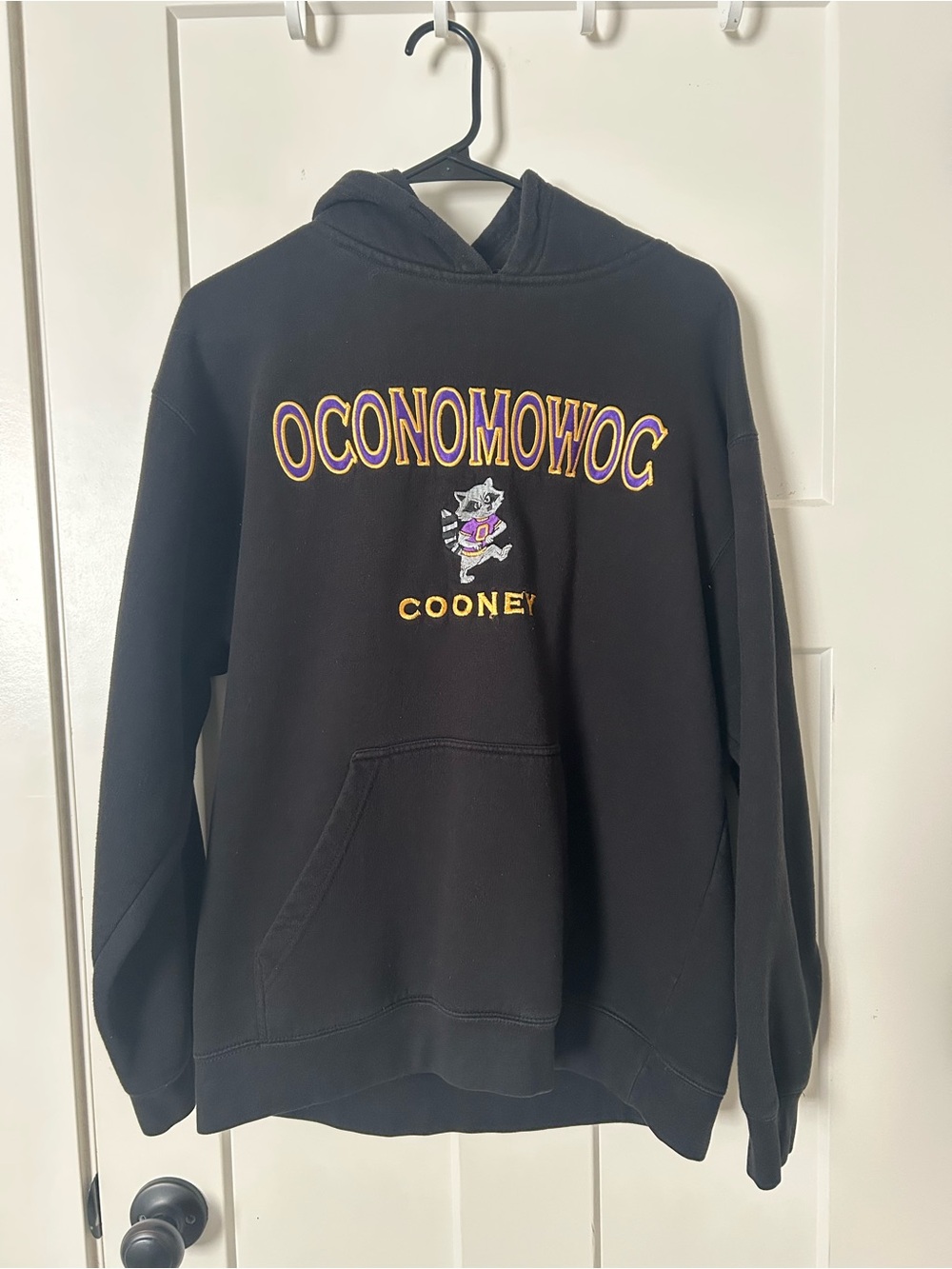 Oconomowoc Cooney Black Pullover Hoodie Wisconsin High School